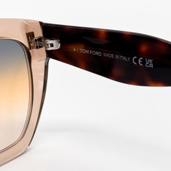 NEW TOM FORD PHOEBE TF939 45B WOMEN SQUARE SUNGLASSES FT0939/S 45B - Picture 9 of 10